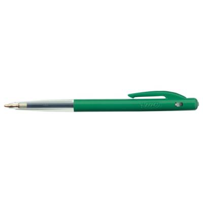 Stylo bille M10 CLIC Medium Pointe Moyenne 1 mm Encre Verte - BIC