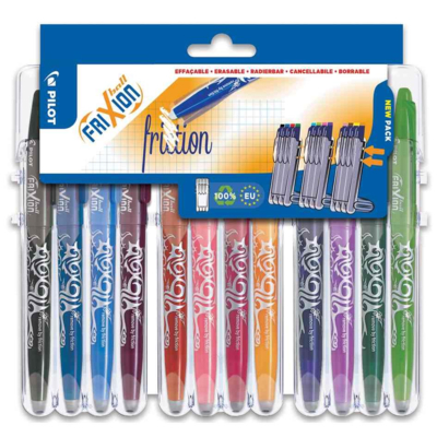 Stylo roller FRIXION BALL 07 Set2Go, étui de 12 - PILOT