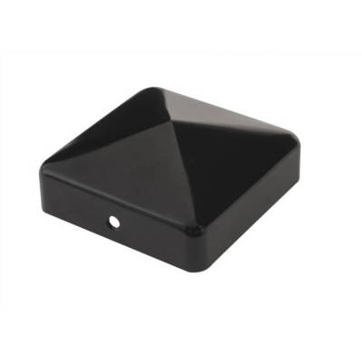 Chapeau pyramide pour poteau bois finition noire - Gedimat