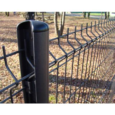 Poteau AQUILON 260S en acier galvanisé haut.1,45m noir - Gedimat