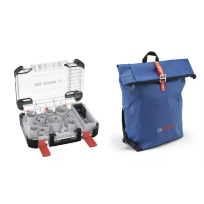 Kit coffret 11 trépans avec sac à dos - BOSCH - 061599766L