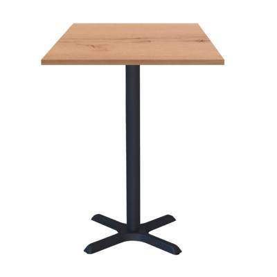 Mange-debout pied noir 60x60cm chene delano - intérieur - RestooTab