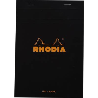 Bloc BLACK N°16 14,8x21cm 80F agrafées 80g Uni