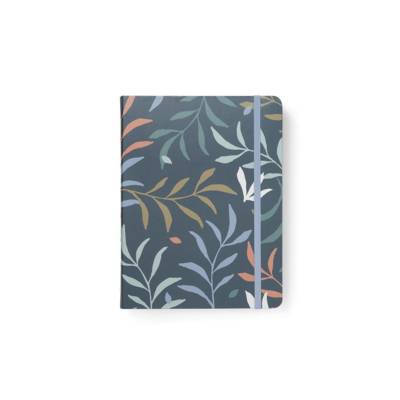A5 Notebook Botanical Blue