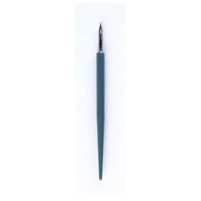 1 porte-plume avec plume de dessin Bleu