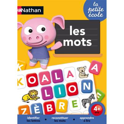 Les mots - Jeu éducatif pour se familiariser avec l'écriture dès 4 ans - DISET SA