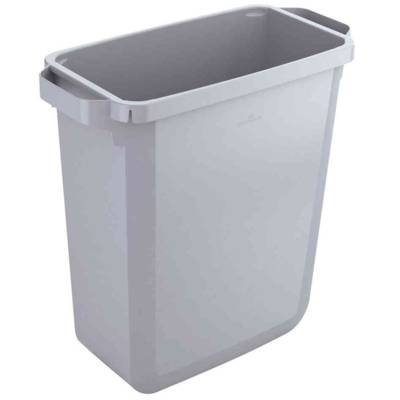 Poubelle DURABIN 60L Rectangulaire SANS couvercle H 615 mm Gris