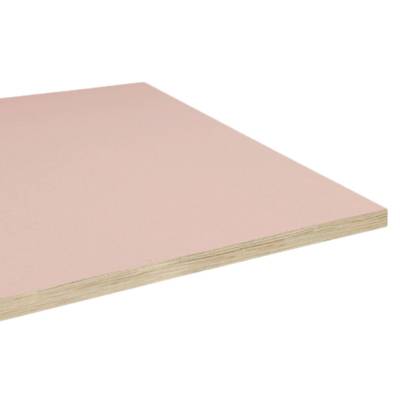 Plateau de table 110x70cm Rose poudré & bois - RestooTab