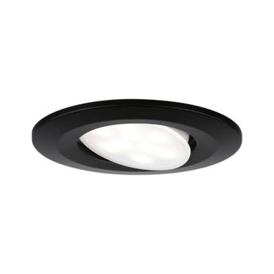Spot encastré CALLA orientable noir 230V 6W - Gedimat - PAULMANN