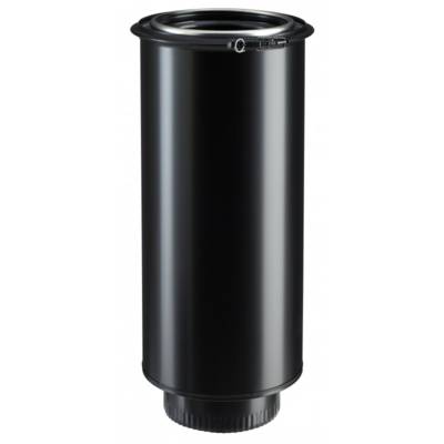 Conduit droit de finition Ø150 mm POUJOULAT ral 9020 blanc mat EDP - 32150015 - Maxoutil