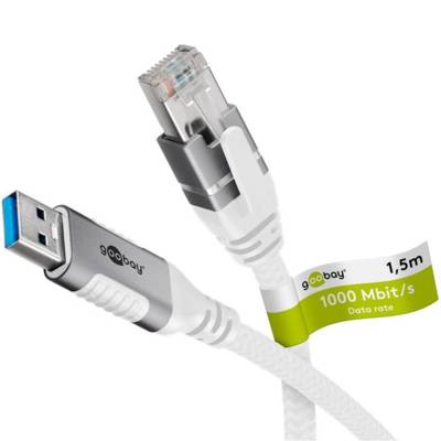 Câble Ethernet USB-A 3.0 vers RJ45, 1,5 m