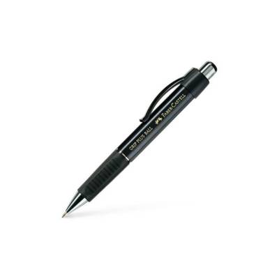 Stylo-bille Grip Plus Pointe Moyenne Noir métal - FABER-CASTELL