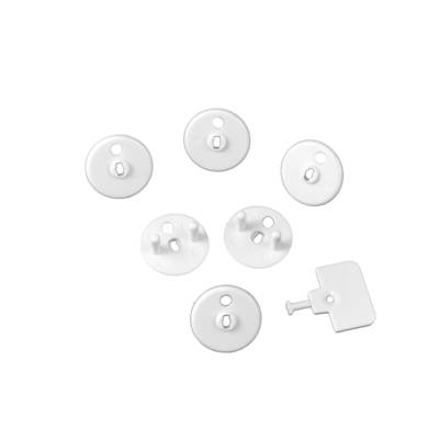 Cache prise électrique avec clé - lot de 6 pièces - Gedimat - NORDLINGER