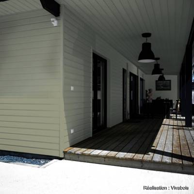 Bardage NELIÖ sapin du nord - 21 x 125 mm L.3,90 m - Gedimat - FP BOIS