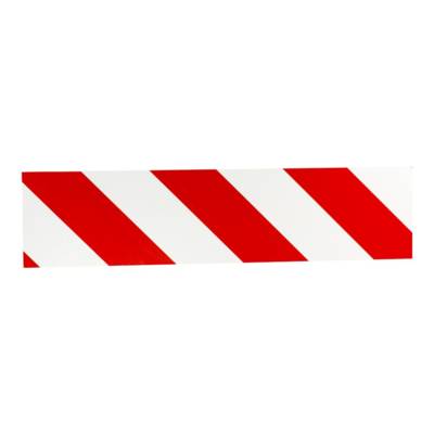 Mousse de protection adhésive et rétroréfléchissante - Spécial garage - 500 x 100 x 15 mm - Rouge/Blanc - NOVAP - 8004019 - Maxoutil