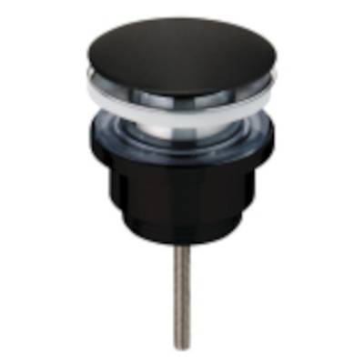 Bonde lavabo Quick-Clac - laiton noir mat - Gedimat - WIRQUIN