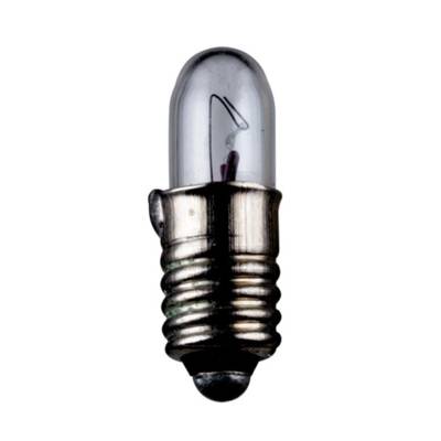 Ampoule Tubulaire Miniature 0,6 W Culot E5,5 12 V (DC) 50 mA H 15 mm D 4,7mm