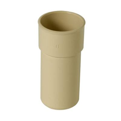 Manchette PVC mâle femelle pour tube de descente de gouttière diam.100mm coloris sable - Gedimat