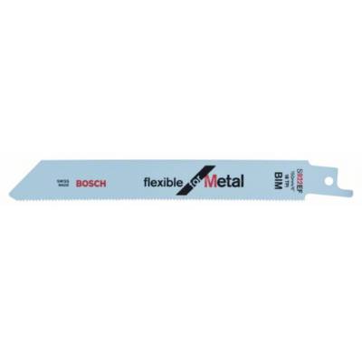 Lame scie sabre BIM S922EF flexible Metal BOSCH 150 mm - Boite de 100 - 2608656028