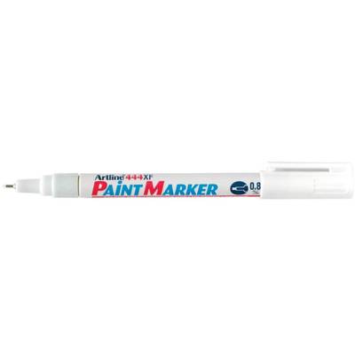 Marqueur "Paint" "444 XF" permanent indélébile pointe 0,8 mm blanc - ARTLINE