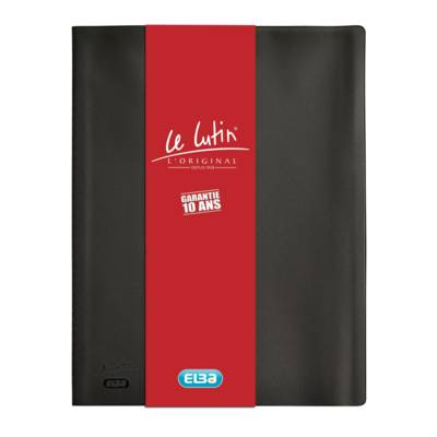 Protège-documents "Le Lutin Original" PVC 80 Pochettes 160 Vues Noir