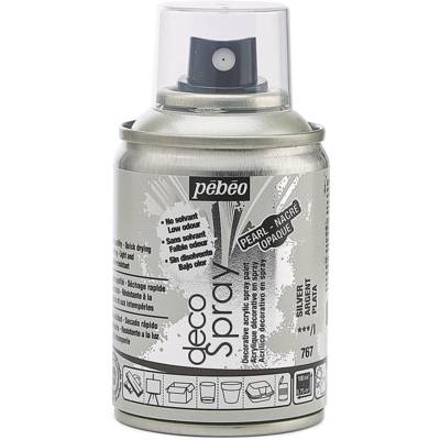 Aérosol 100 ml Peinture opaque permanente faible odeur ARGENT