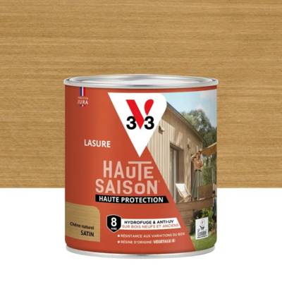 Lasure haute protection chêne naturel - Gedimat