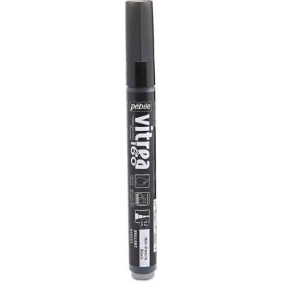 Marqueur Peinture Vitrea 160 pour Verre Noir Brillant - PÉBÉO