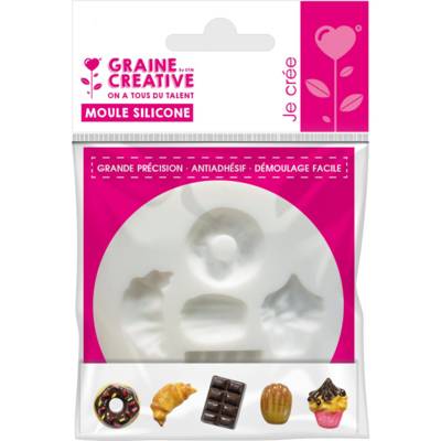 Mini moule silicone pour patisseries passe au four - DTM LOISIRS CREATIFS