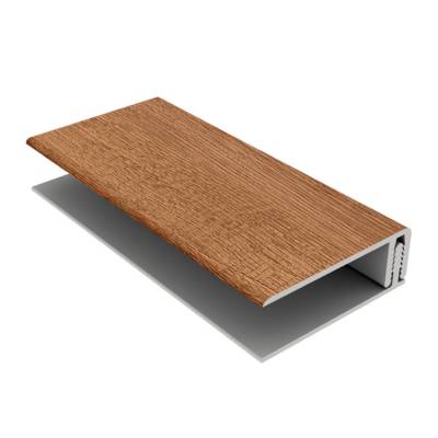 Profilé de bordure clipsable - 15 x 48 mm L.3 m - Gedimat