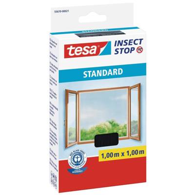 Moustiquaire STANDARD pour fenêre 1,00 m x 1,00 m Anthracite