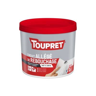 ENDUIT REBOUCHAGE PATE ALLEGEE 2L - Gedimat - TOUPRET