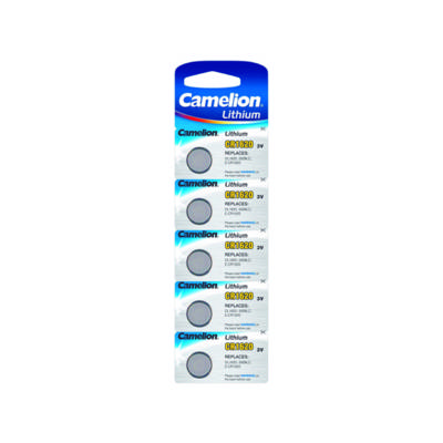Pack de 5 piles Lithium CR1620 3V