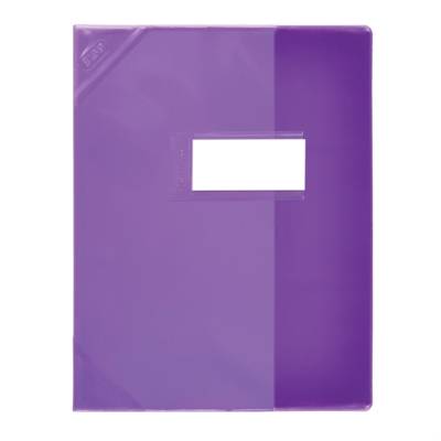 Protège-cahier PVC 150 Strong Line 17x22 cm Translucide violet