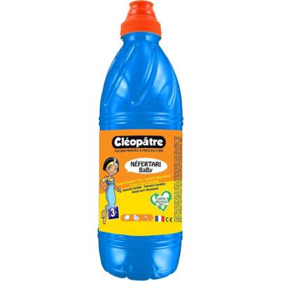 Gouache Néfertari BaBy Cyan, Bleu Primaire 1 litre - CLÉOPÂTRE
