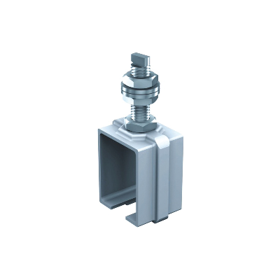 Support enveloppant tige M12 MANTION pour rail 5040 - 5041 - MANTION SAS