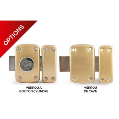 Verrou double / cylindre 70mm D5 IFAM - 27700 - Maxoutil