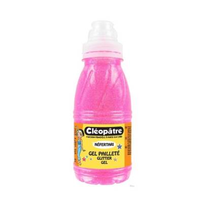 Gel Pailleté Néon Rose 250 ml - CLÉOPÂTRE