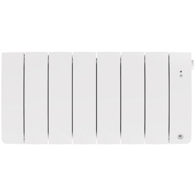 Radiateur chaleur douce connecté Bilbao 4 bas 700W Blanc brillant - THERMOR - 494835