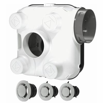 Kit VMC simple flux autoréglable CYTY'AIR HYGROCOMUT - Gedimat