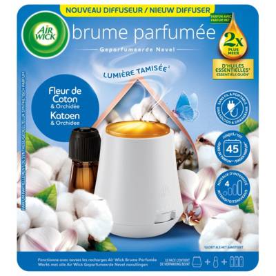 Diffuseur Brume Parfumée désodorisant Huiles essentielles Coton