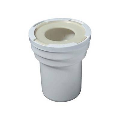 Pipe de raccordement pour cuvette WC droite - Ø100 mm - Gedimat - WIRQUIN