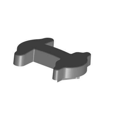 Capuchon à encoches pour poteau Giga - noir - Gedimat