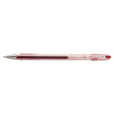 Stylo Bille G1-07 Encre Gel Pointe Moyenne 0,7 (Trait 0,5) Rouge