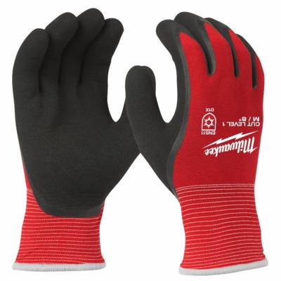 Gants MILWAUKEE Hiver Anticoupure niveau 1/A - Taille 10 - 4932471345