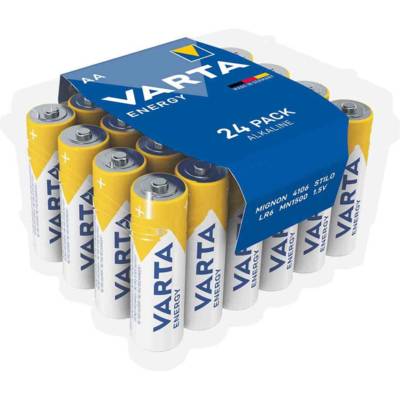Pack de 24 Piles Alcaline Energy Mignon (AA/LR6)