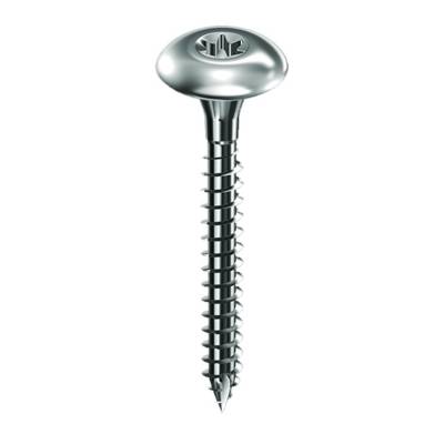 Vis penture STARBLOCK tête large acier zingué 6 x 60 mm - Gedimat