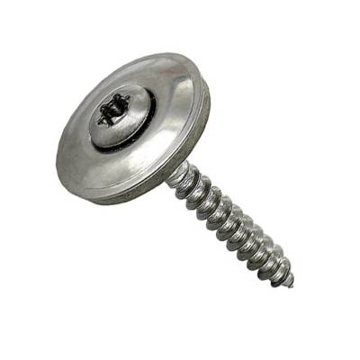 Vis de faitage 4,5x60/45 inox A2 avec rondelle EDPM D20mm - Gedimat - VYNEX