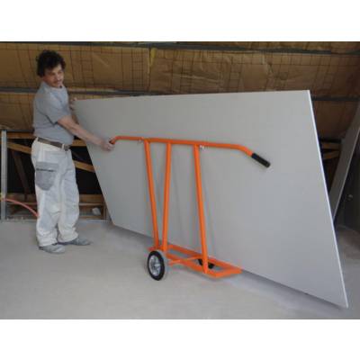 Chariot porte-plaques 2 roues - charge 900kg - Gedimat - MONDELIN