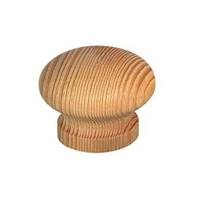 Bouton de meuble rond pin naturel poncé - Gedimat - NORAIL